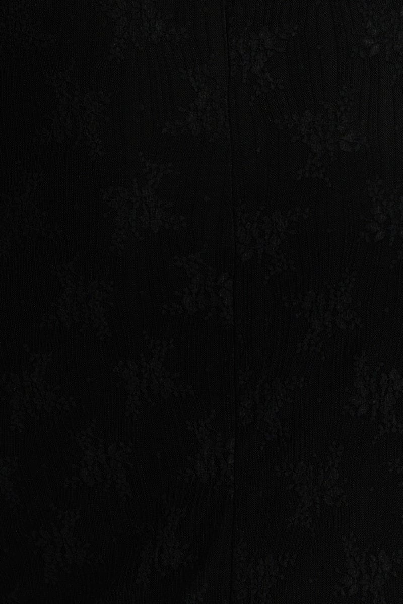 Black Asymmetric Lace Bodycon Dress