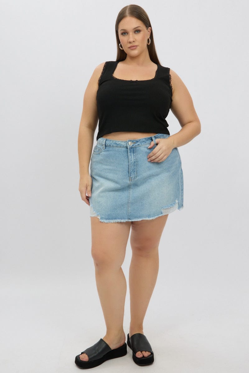Black Tank Top Sleeveless for YouandAll Fashion