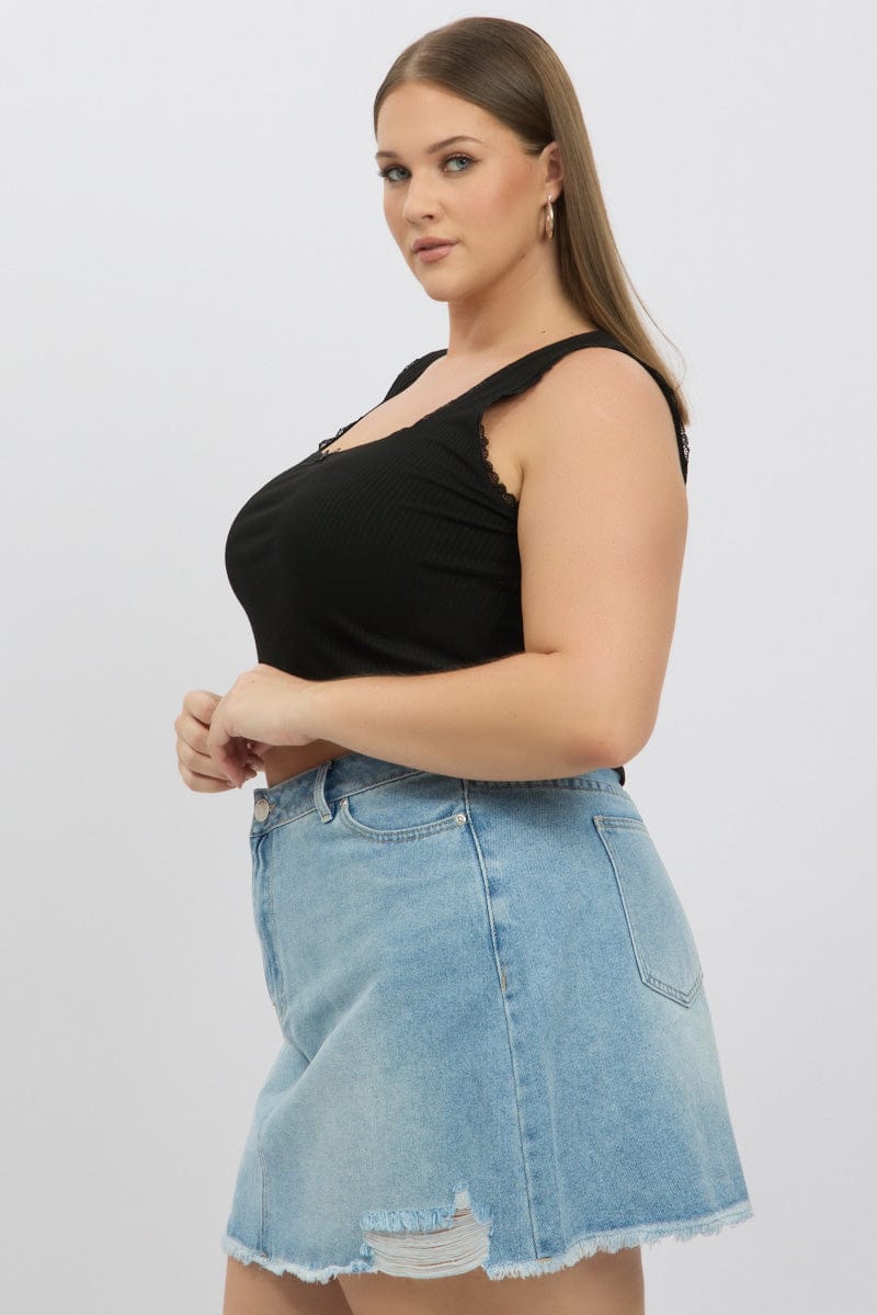 Black Tank Top Sleeveless for YouandAll Fashion