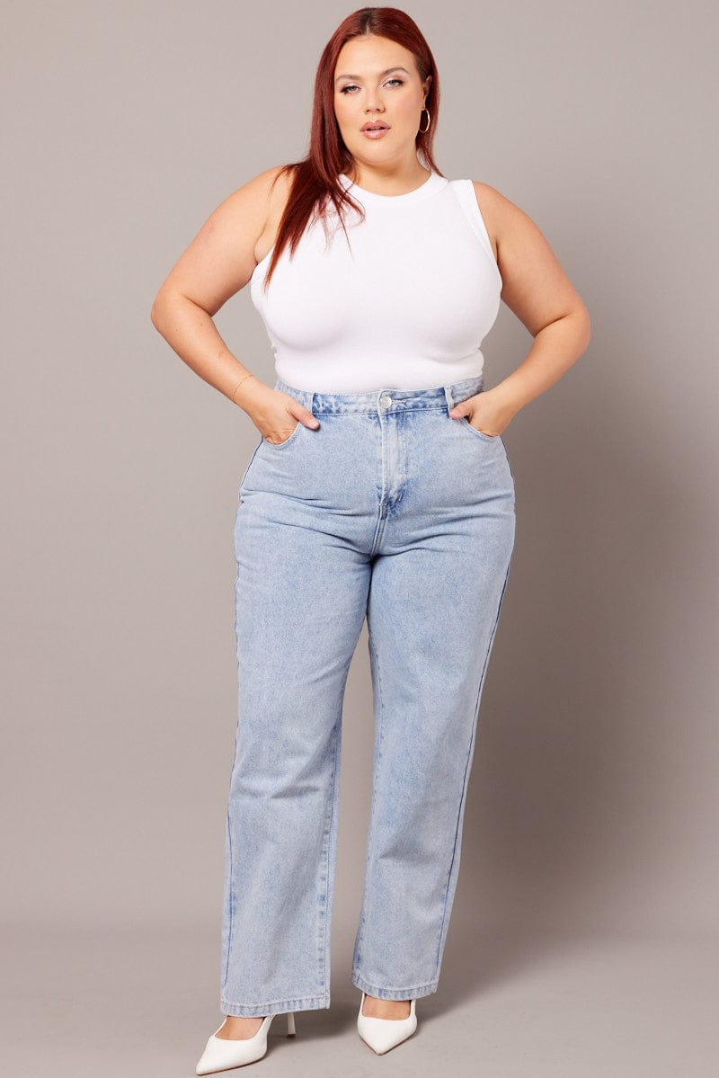 White Tank Top Crew Neck Seamless for YouandAll Fashion
