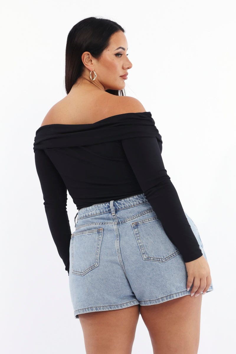 Denim Skorts Skirt High Rise for YouandAll Fashion