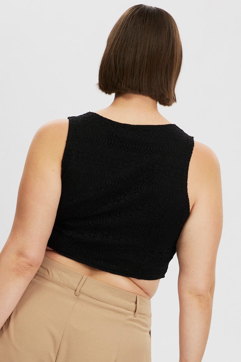 Black Lace Corset Top for YouandAll Fashion