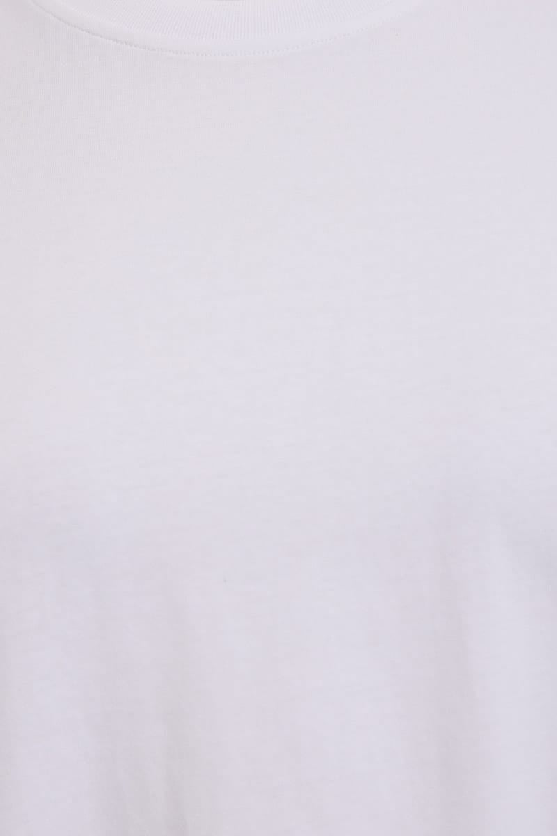 White Relaxed Tee Short Sleeve for YouandAll Fashion