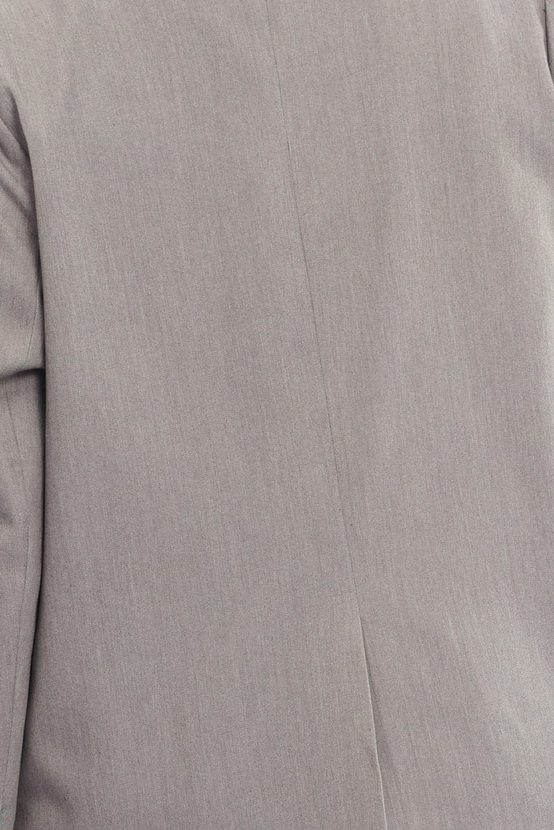Grey Tailored Two Button Blazer for YouandAll Fashion
