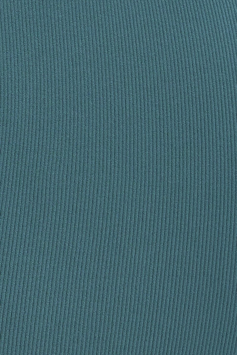Blue Crop Tank Top Seamless Activewear for YouandAll Fashion