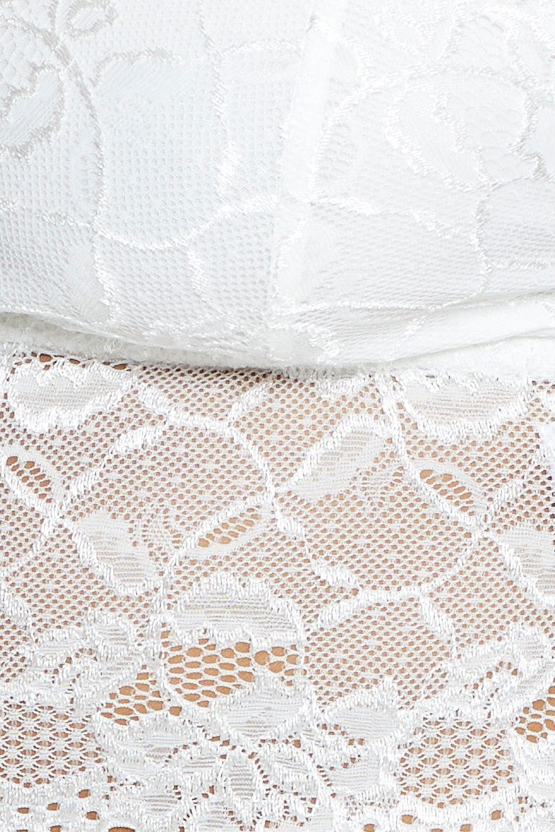 White Lace Bralette For Women By You And All