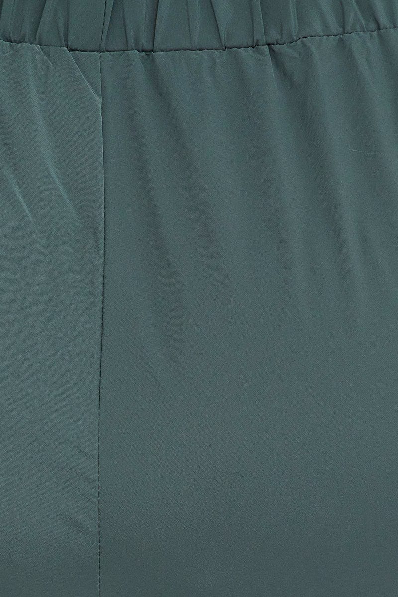 Grey Parachute Pants Piping Side Elastic Hem for YouandAll Fashion