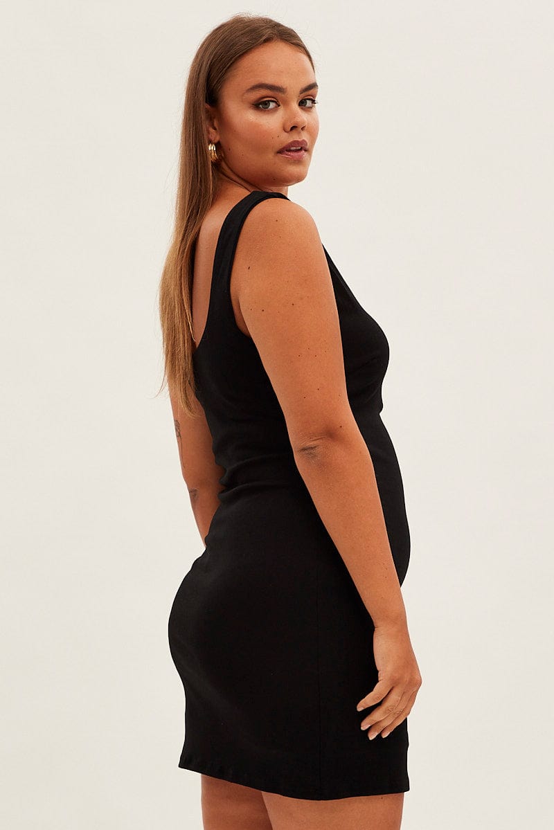 Black Bodycon Sleeveless Mini Dress for YouandAll Fashion