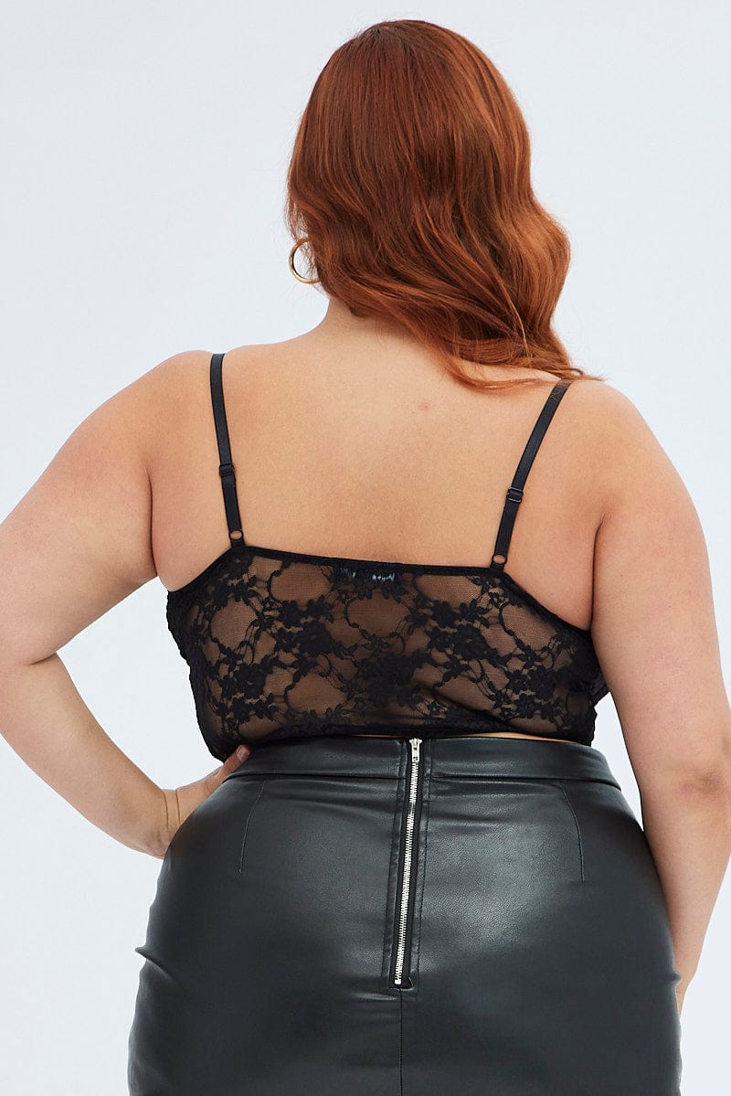 Black Corset Top Lace for YouandAll Fashion