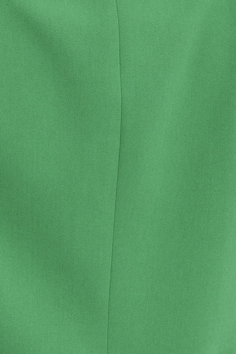 Green Long Sleeve Blazer Two Button Lined for YouandAll Fashion