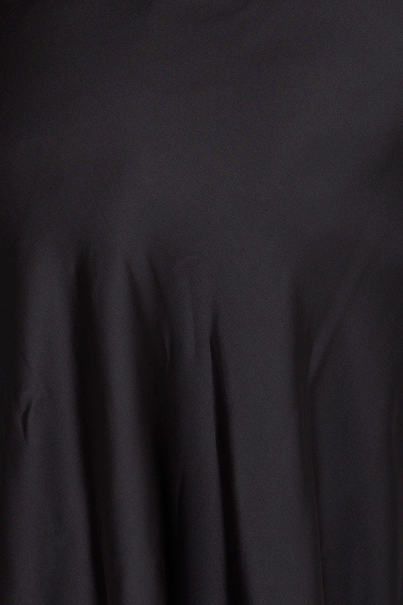 Black Midi Skirt for Women by You and All